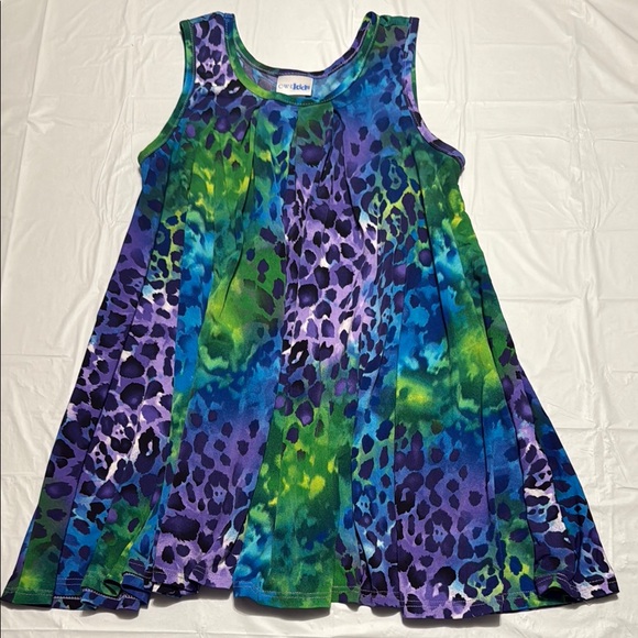 CWD KIDS multi color sleeveless dress size 7/8 - Picture 1 of 6